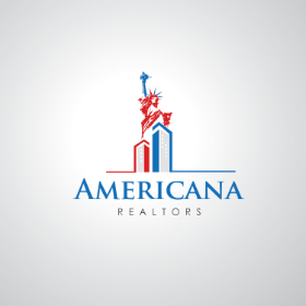 We built a Logo for a real estate company, named "Americana Realtors".
