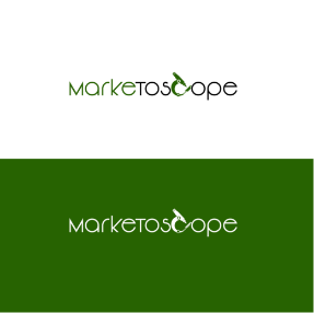 We built a Logo for Marketing Analytics Company named "Marketoscope".